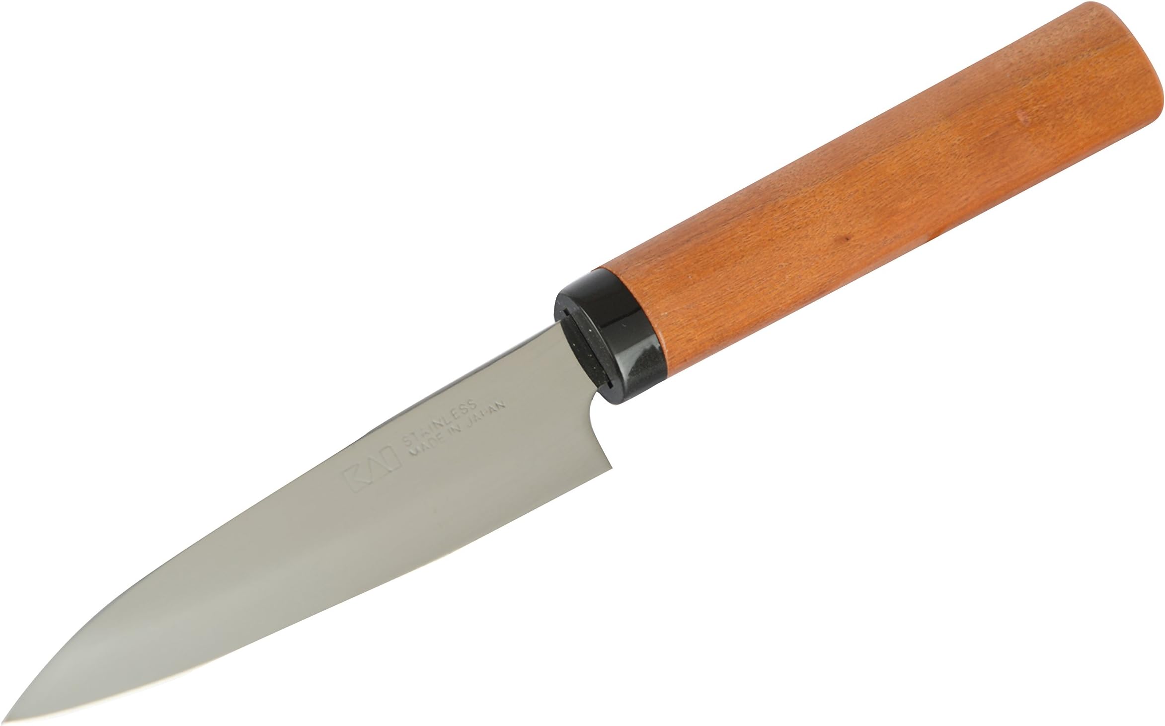 Kai Stainless Steel Fruit Knife, 1-Piece, Brown