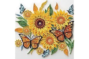 Stalente 5D Diamond Painting Kits for Adults Sunflower - Crystal Rhinestones Wall...
