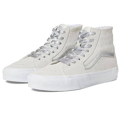 Vans Sk8 Hi Tapered Shoes High Shine Silver