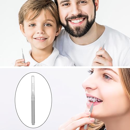 Miniatura 6 de Patelai 100 piezas de cepillos para limpiador, cepillo interdental, palillo de dientes, cabezal de hilo dental, hilo dental, higiene dental, hilo