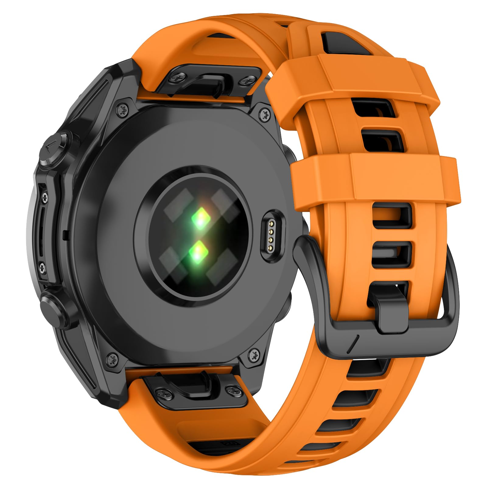 MYSNBKN 20MM Quick fit Watch Band Compatible with Garmin Fenix 8 43mm/Fenix 7S/Fenix 6S/Fenix 5S,Soft Silicone Strap for Garmin Fenix 7S Pro/Fenix 6S