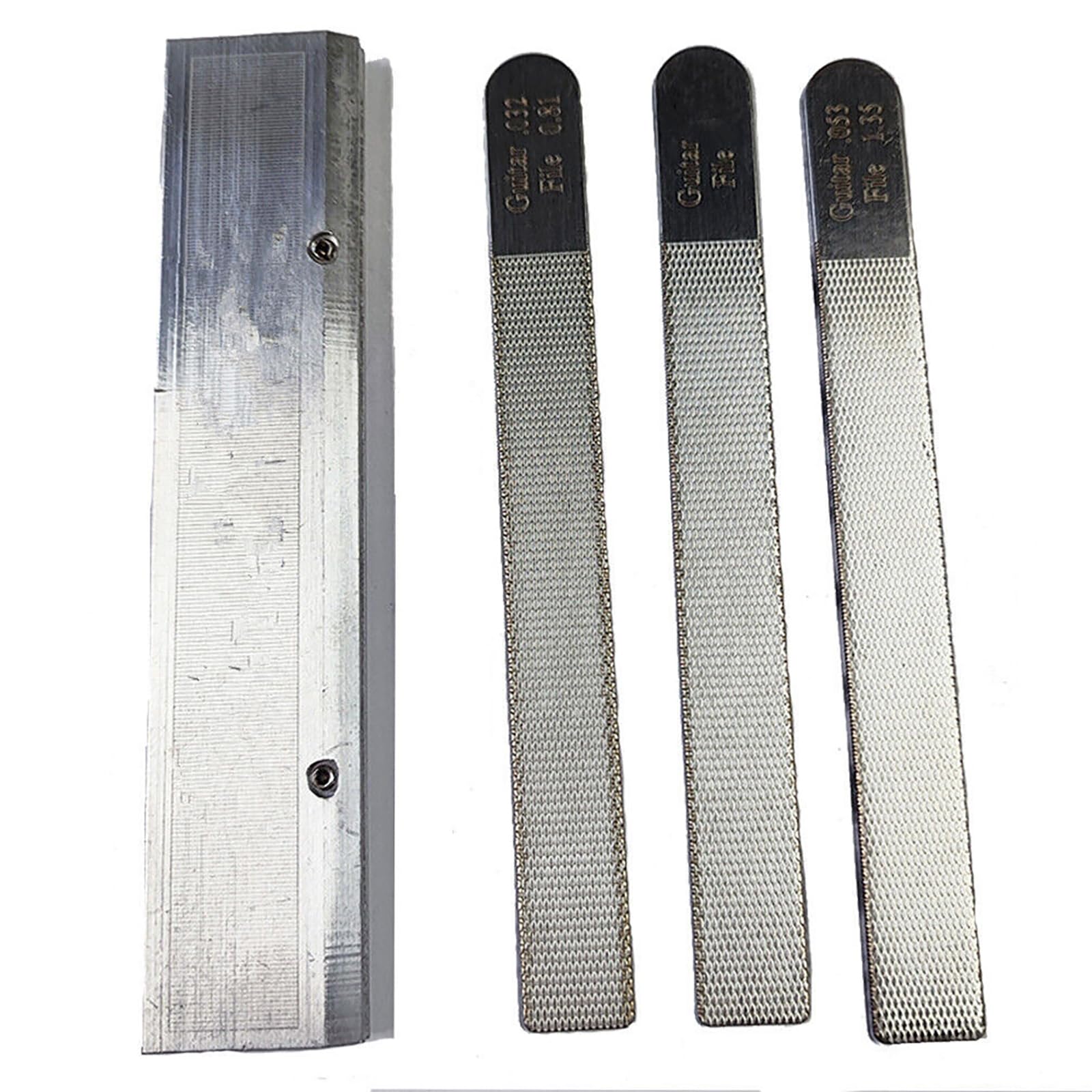 Guitar Nut Files Nut Slotting Files Set, 3PCS Fret Crowning Files Luthier Tools and Guitar Polished Tool