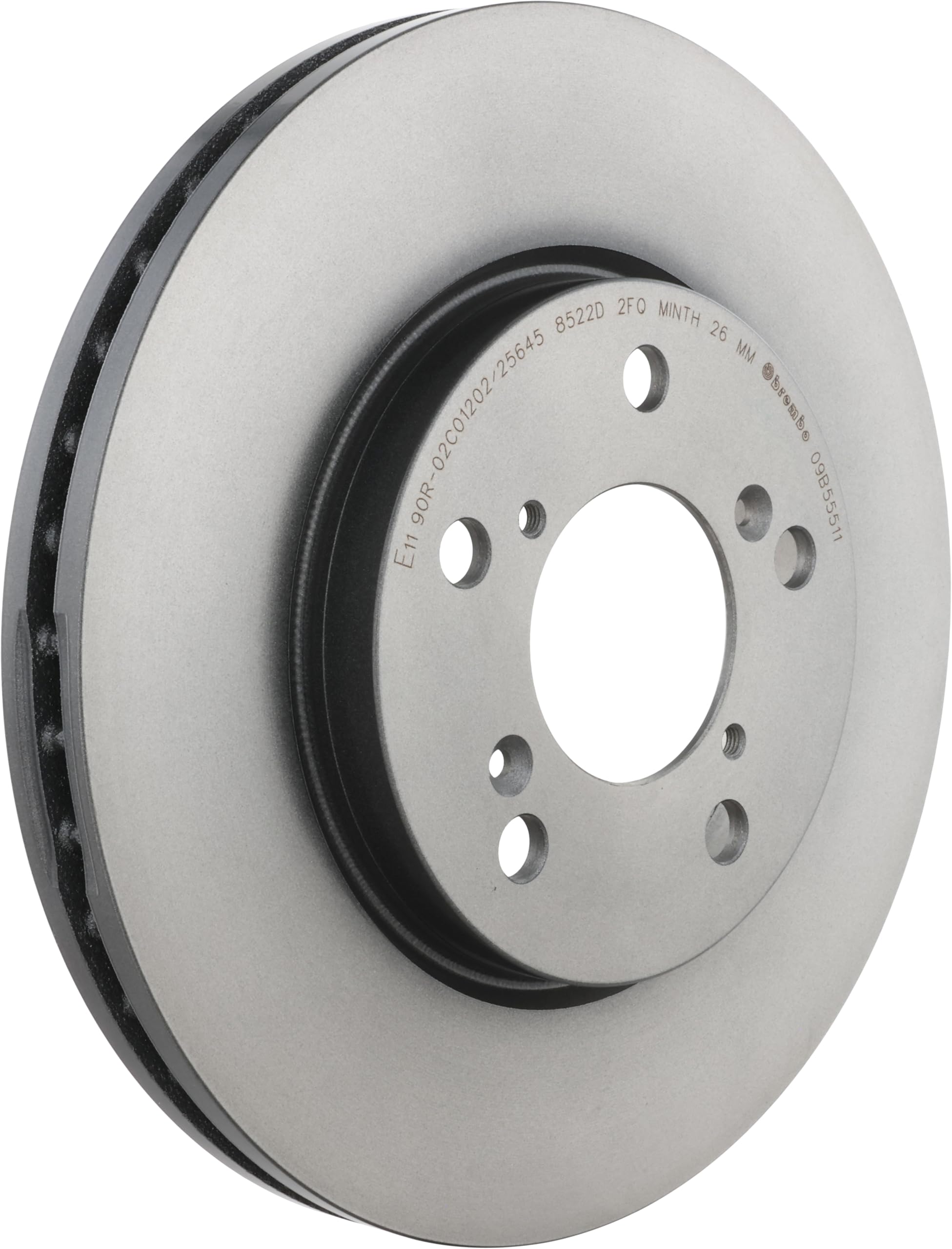 Amazon.com: Brembo 09.B555.11 UV Coated vented Front Brake Rotor