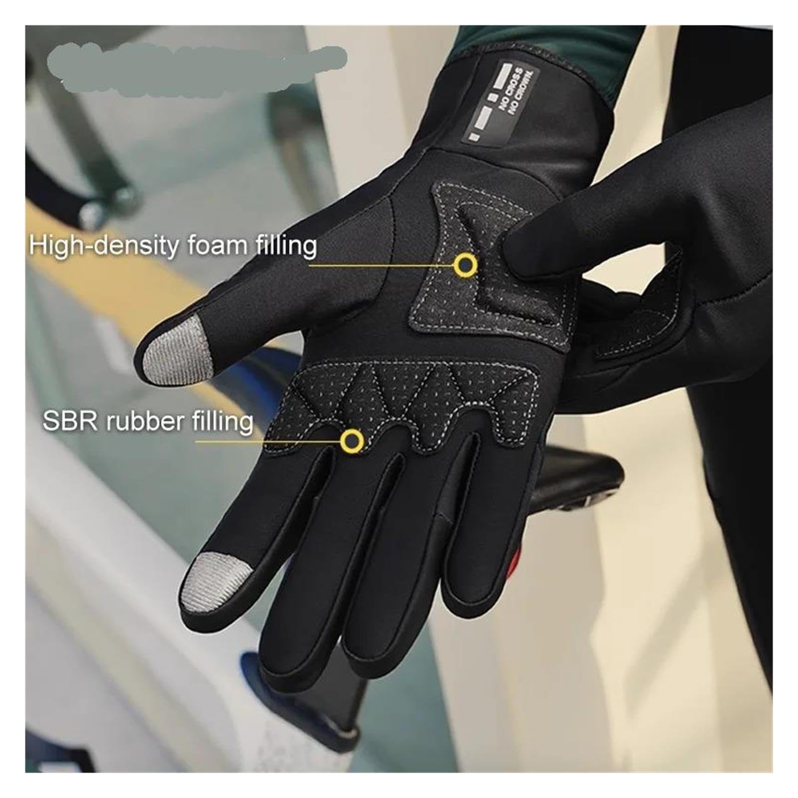 1 Guante de Ciclismo de Invierno con Pantalla táctil.