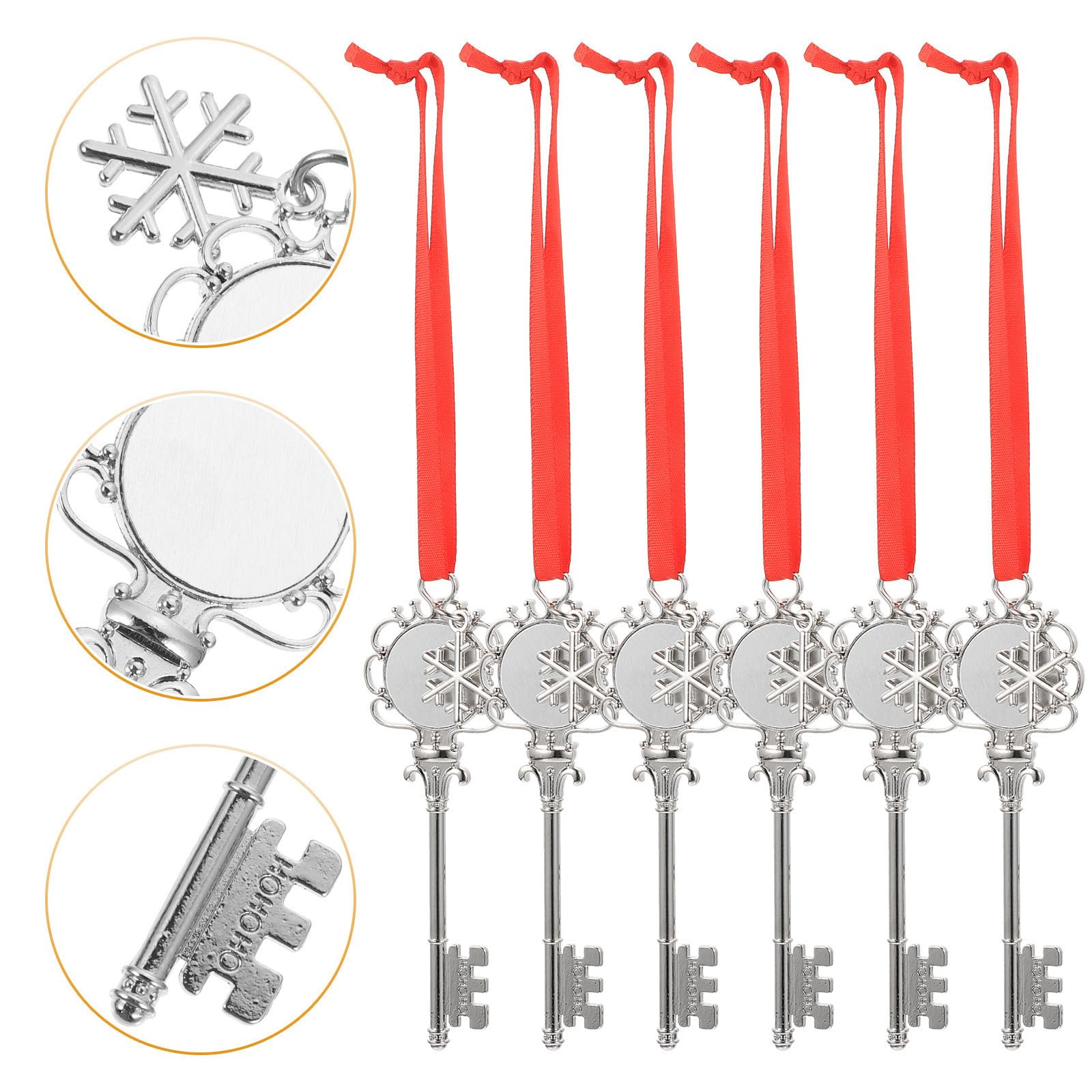 Didiseaon 30 Piezas Colgante de Pared de Sublimación DIY en Plata para