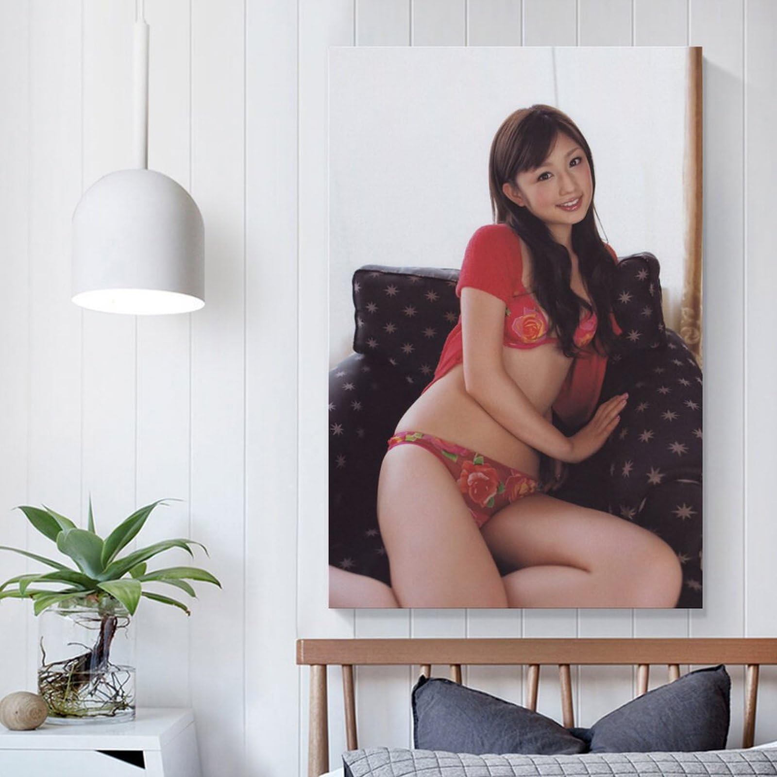 Amazon.co.jp: 小倉優子 ポスター キャンバスアートポスター 水着写真