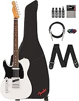 Vista 15 de Fender Player II Telecaster - Paquete color caramelo claro con estuche, correa, cable, paquete de 3 púas y kit de limpieza para guitarra