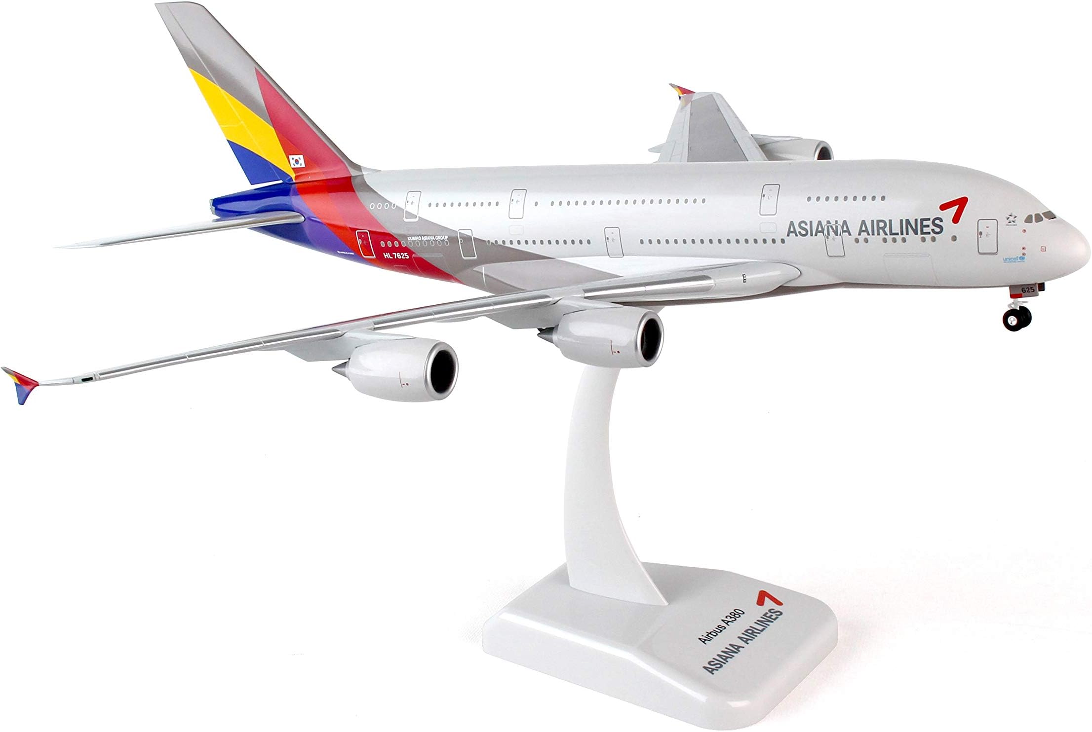 hogan Wings 1/200 A380-800 アシアナ航空 ランディングギア付き