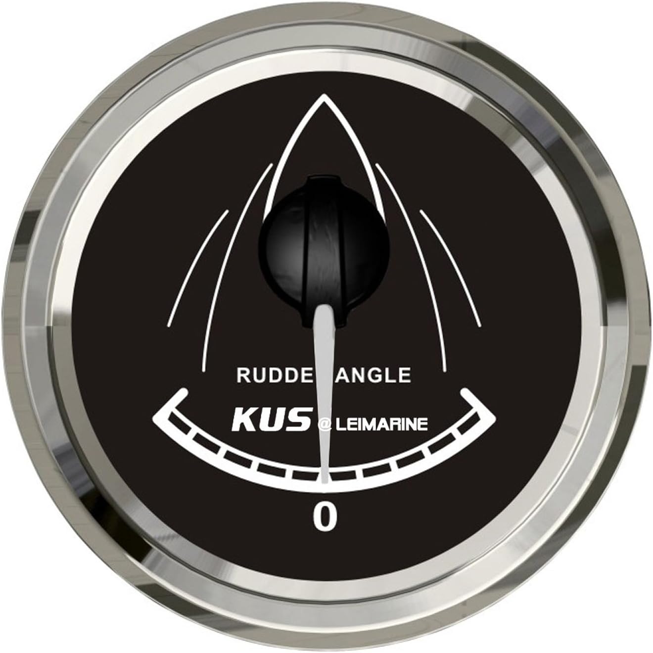Kus Stainless Steel Rudder Angle Indicator Gauge DC 12V/24V Marine New