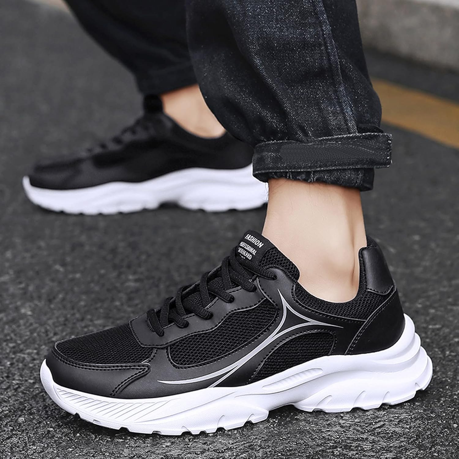 39-48 herfst lederen sneakers heren casual maat mode fitness hardloopschoenen kopen vanaf een prijs van 17