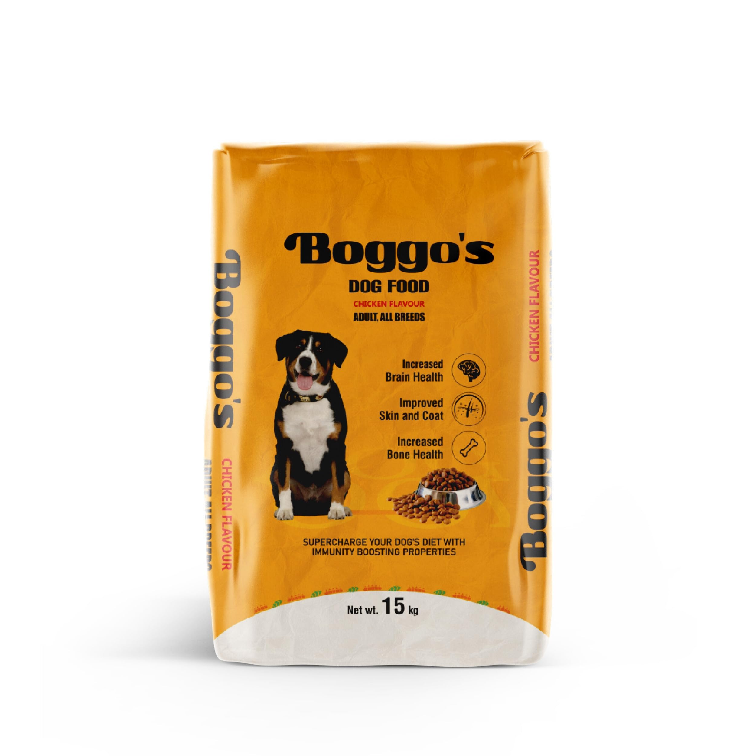Boggos - Premium Adult Dry Dog Food (15 kg) for a Complete and Well Balanced Diet, Chicken and Rice Flavor (B0CFHMK44L) Amazon Price History, Amazon Price Tracker