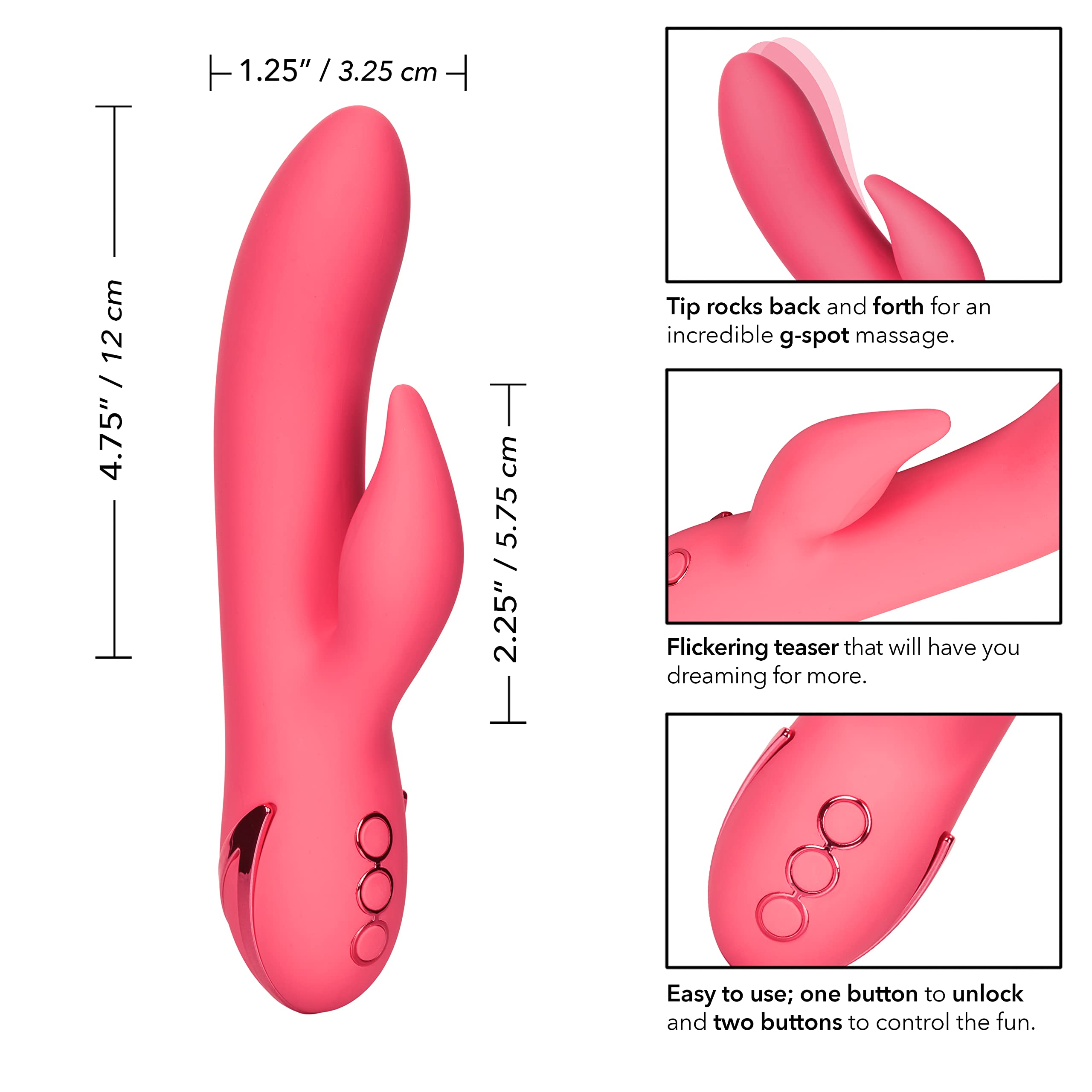 Amazon.com: CalExotics California Dreaming San Francisco Sweetheart Silicone Rabbit Vibrator Waterproof G Spot Sex Toys for Couples 10 Vibration Function Massager, Pink, 1 Count : Health & Household Amazon.com: CalExotics California Dreaming San Francisco Sweetheart Silicone Rabbit Vibrator Waterproof G Spot Sex Toys for Couples 10 Vibration Function Massager, Pink, 1 Count : Health & Household