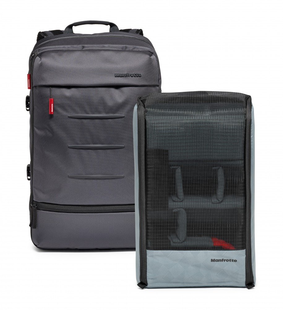 Manfrotto MB MN-BP-MV-50 Manhattan Mover-50 Zaino Fotografico, con Attacco Treppiede, Scomparto Fotocamera Rimovibile, per DSLR e Mirrorless con Obiettivo Medio/Lungo, Tessuto Rivestito