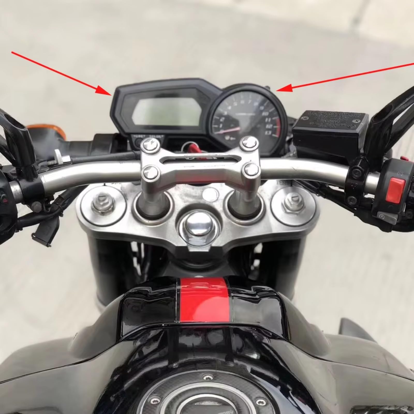 Tachimetro Cassa Compatibile Con Yamaha Per FZ1 N S Per FZ6 Per FZ6N 2006 2007 2008 2009 2010 2011 2012 2013 Tachimetro Per Motocicletta Contachilometri Contagiri Copertura(1 Set)