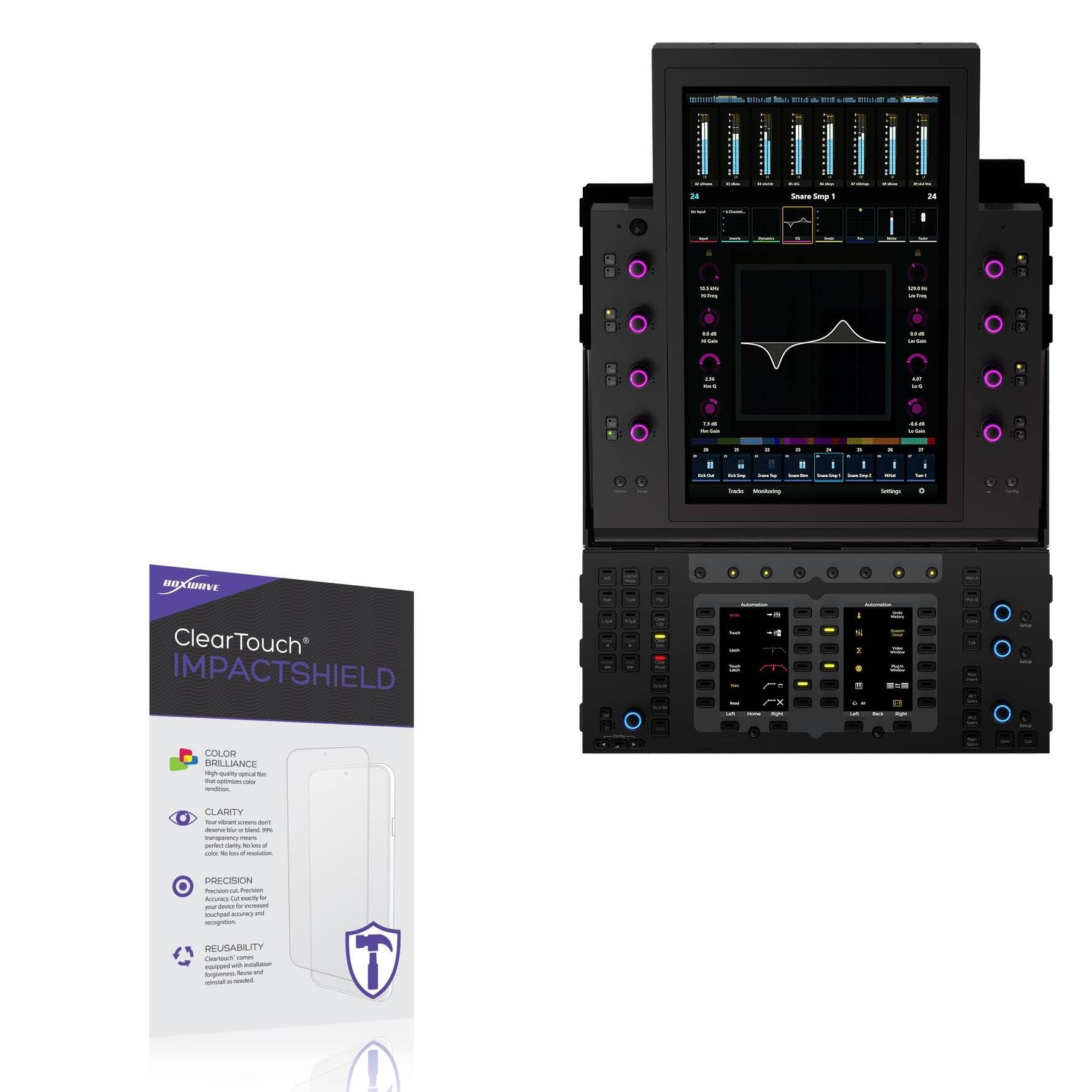 BoxWave Screen Protector Compatible With Avid S6 Master Touch Module (12.1 in) - ClearTouch ImpactShield (2-Pack), Impenetrable Screen Protector Flexible Film