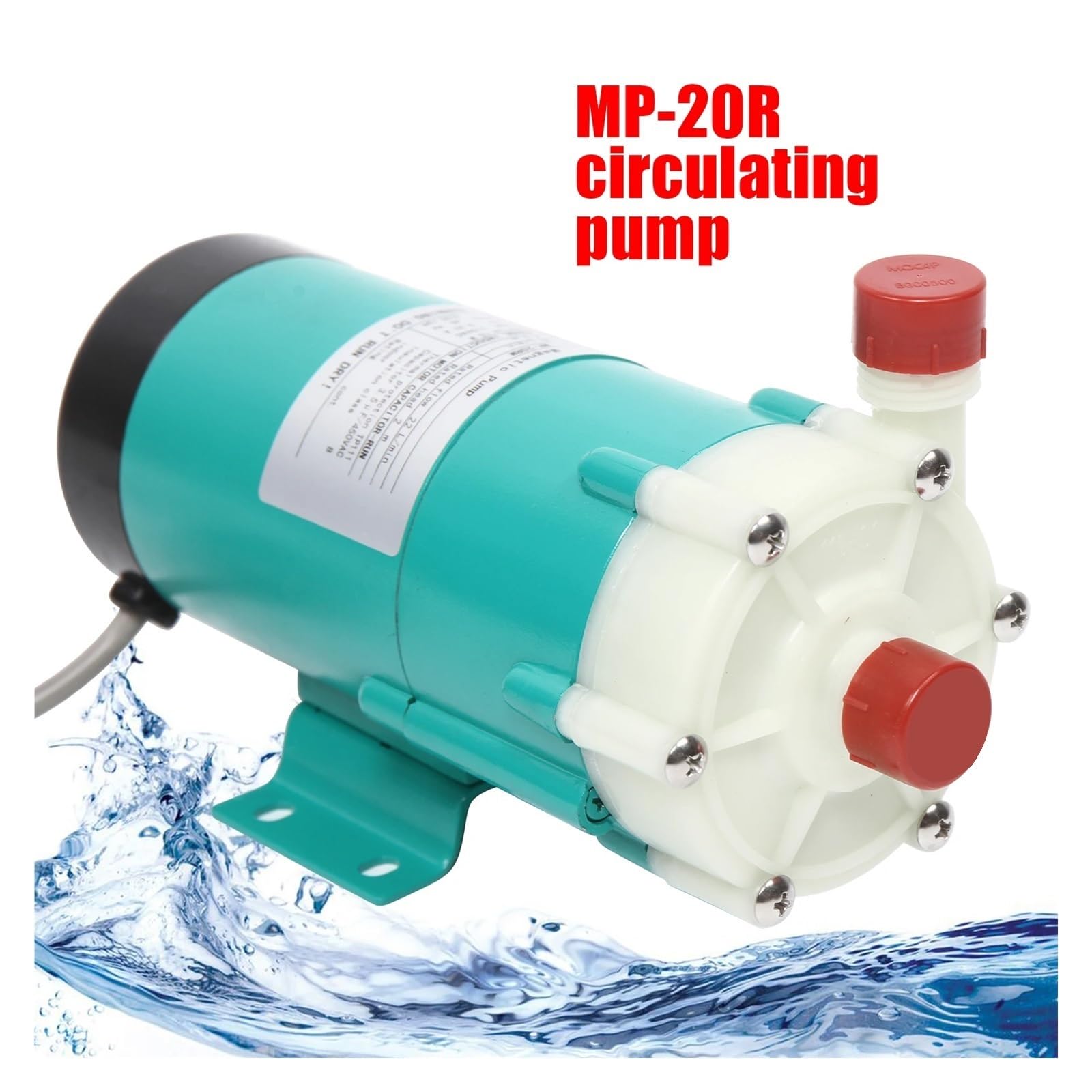 Bomba sumergible pequeña ajustable Minibomba de agua circulante de accionamiento magnético Mp-20R de 110 V