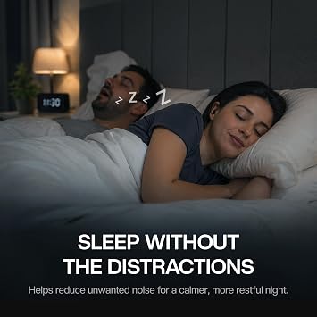 Mini Invisible Sleep Wireless Earbuds, Bluetooth 5.3, Mic & Charging Case