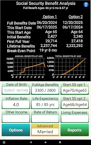 Social Security Benefits Optimizer