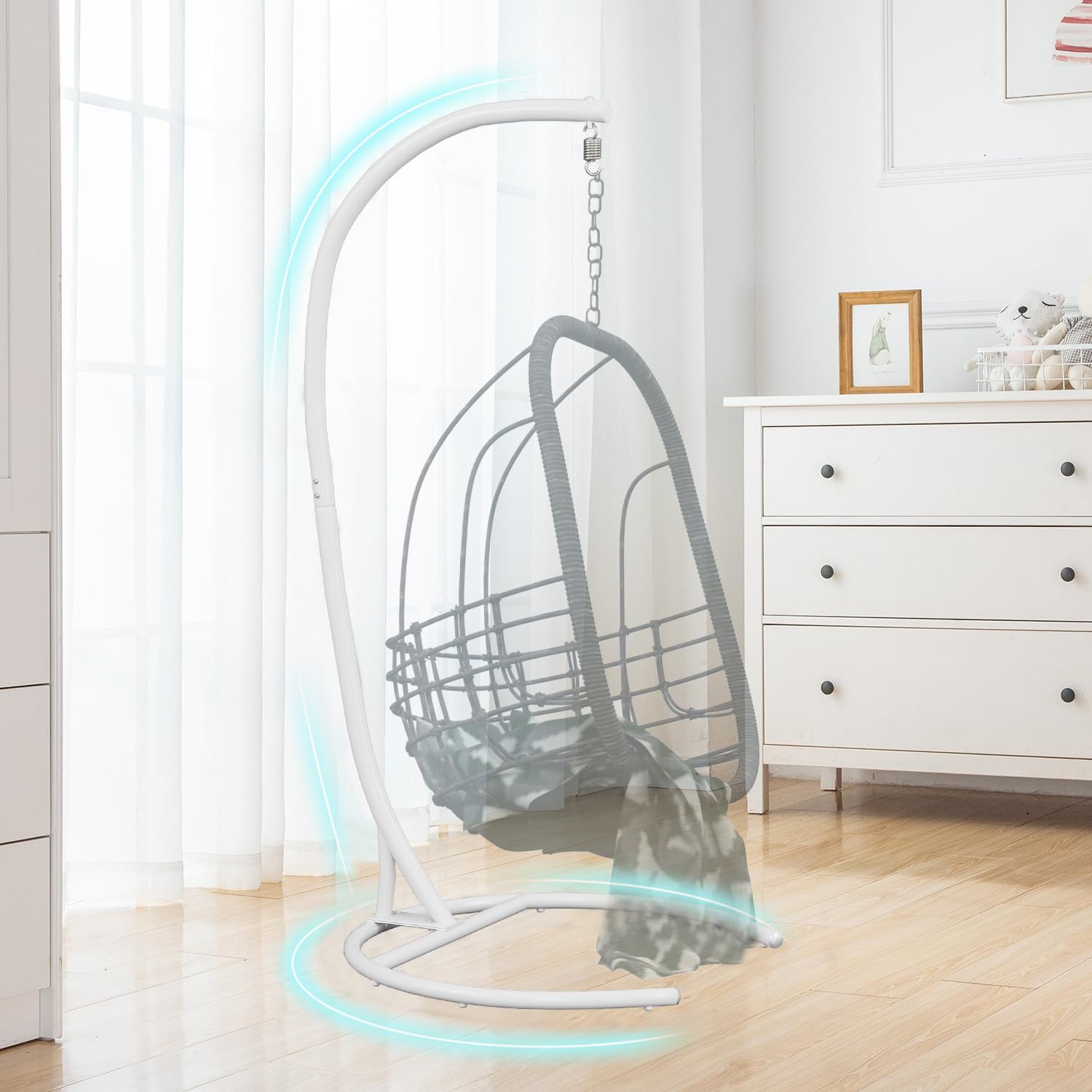 Hammock Stand Only Hammock Chair Stand Only Hanging Chair Stand Only Swing Stand Frame Outdoor Indoor Egg Chair Stand Only C Stand for Hanging Chair