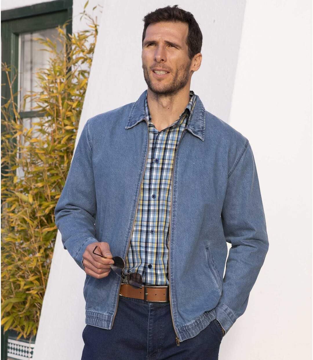 ATLAS FOR MEN - Giacca di jeans - Disponibile nelle taglie grandi da M a 5XL