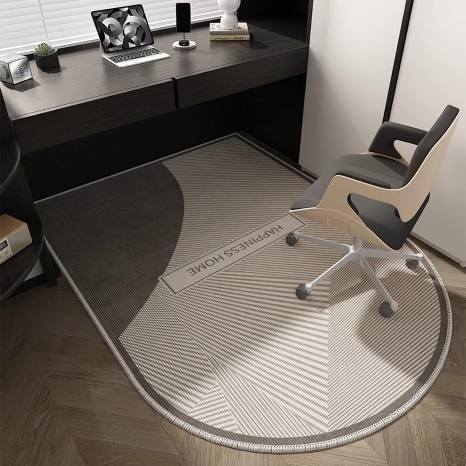 SSDDLZEQ Premium durable range Modern Gaming Chair Cushions Designed Specifically For Wooden Floors(Stripes,100x160cm)