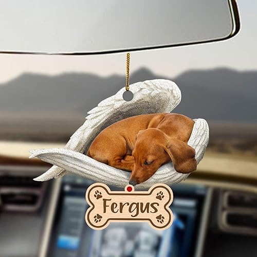 Miniatura 46 de Chihuahua Sleeping Angel - Adorno conmemorativo de acrílico 2D personalizado para perro, regalo para la pérdida de mascotas, regalo de simpatía