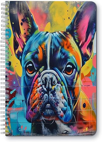 Miniatura 18 de Cuaderno de espiral, doble alambre en espiral, diario de composición escolar, suministros para la escuela y la oficina, 100 páginas, 5.71 x 8.26