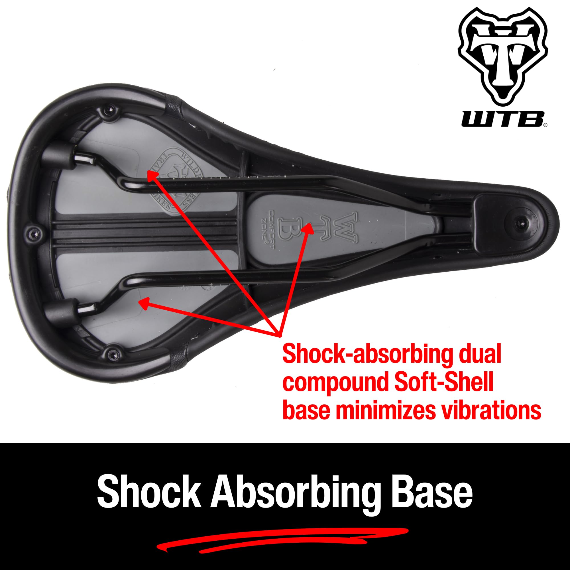 Amazon | WTB Speed Comfortバイクサドル、衝撃吸収サドル、デュアル