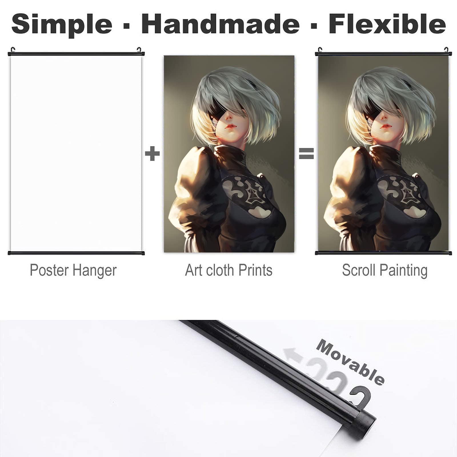 Amazon.co.jp: アニメ タペストリー ゲーム ニーア オートマタ NieR