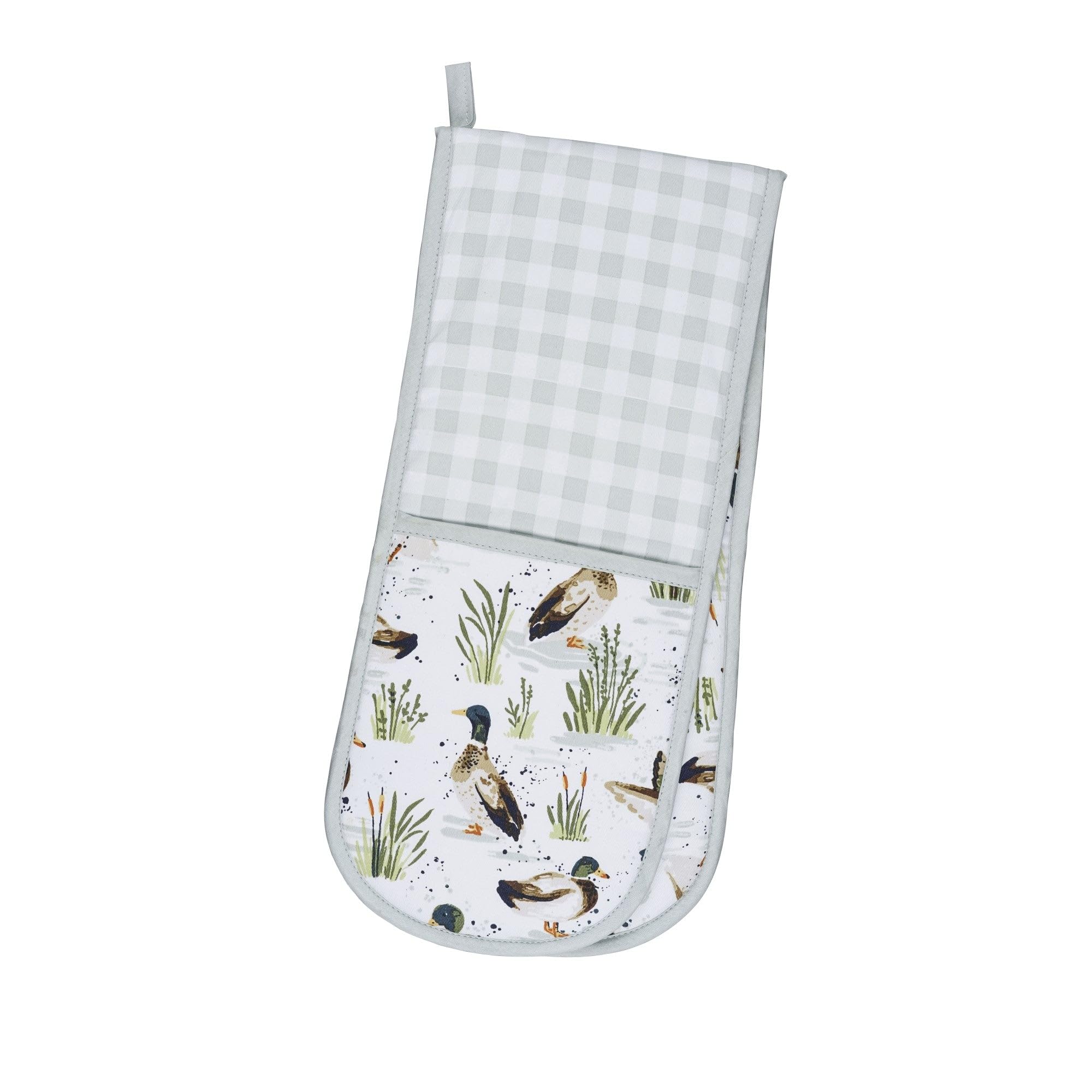 Ulster WeaversFarmhouse Ducks - Double Oven Glove - One Size in Sage