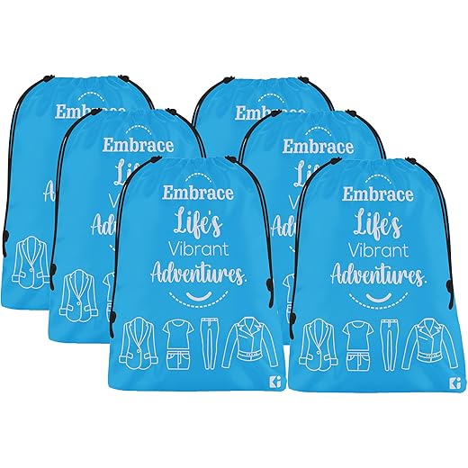 Cloth Storage Bag - Medium - Sky Blue