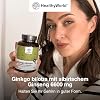 HealthyWorld Ginkgo Biloba with Siberian Ginseng 6600 mg - High Dose - Support of Cognitive Function - 365 Tablets for a Year's Supply - Ginkgo Extract 50:1 (120 mg) & 10:1 (60 mg)
