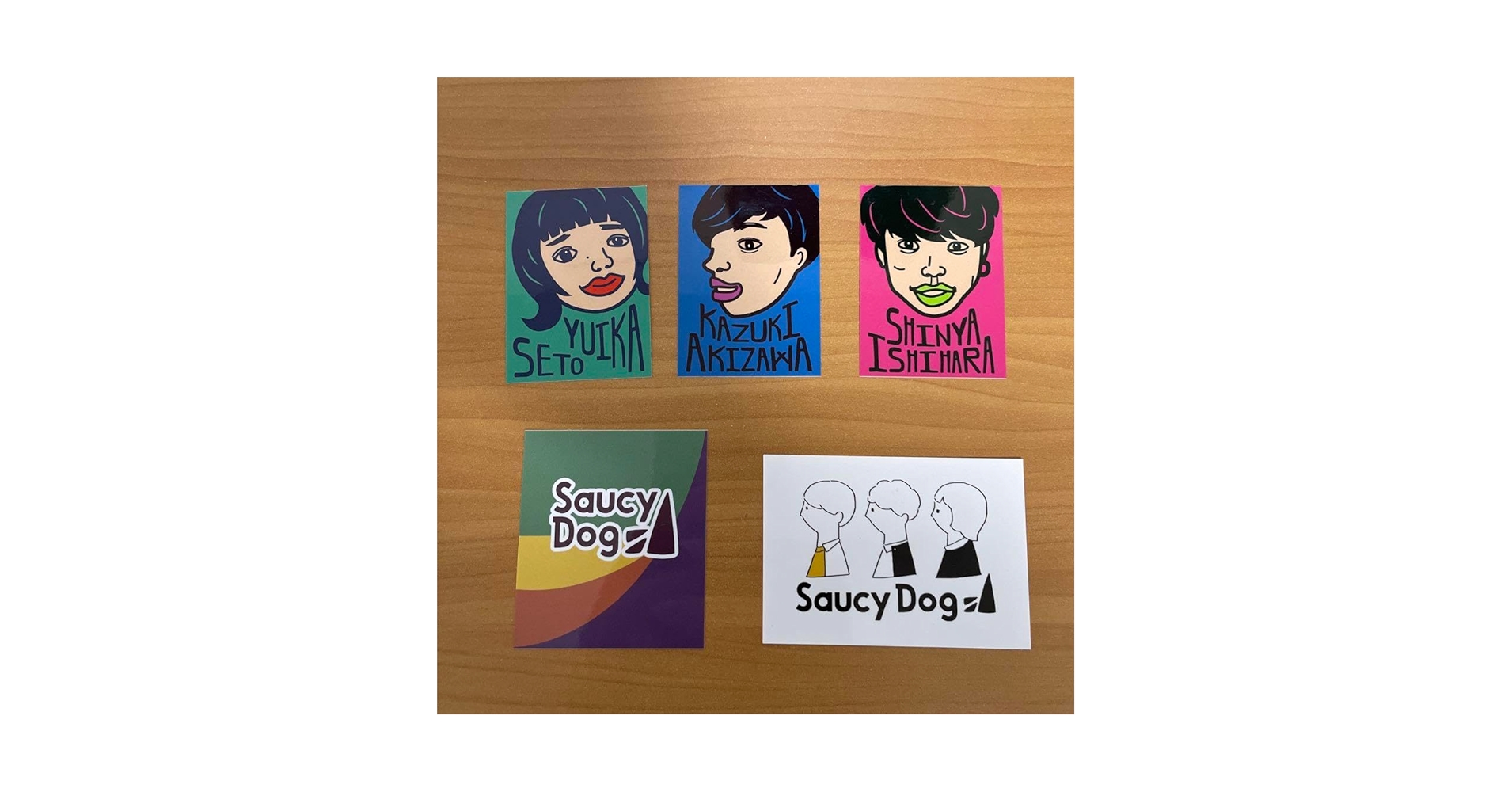 Amazon.co.jp: saucy dog サウシードッグ ステッカー 石原慎也