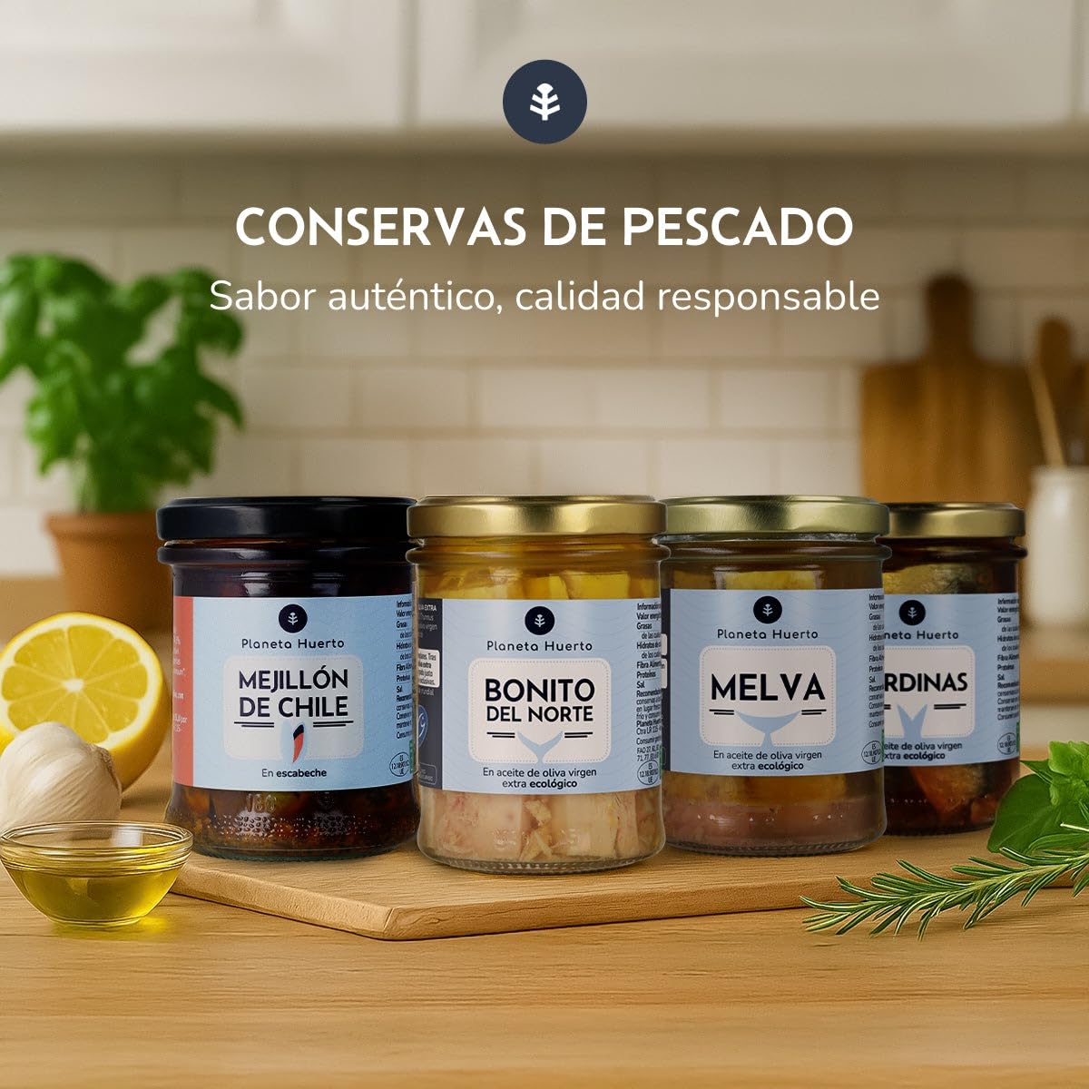 Pack 12x Bonito del Norte en aceite de oliva ECO Planeta Huerto 200 g