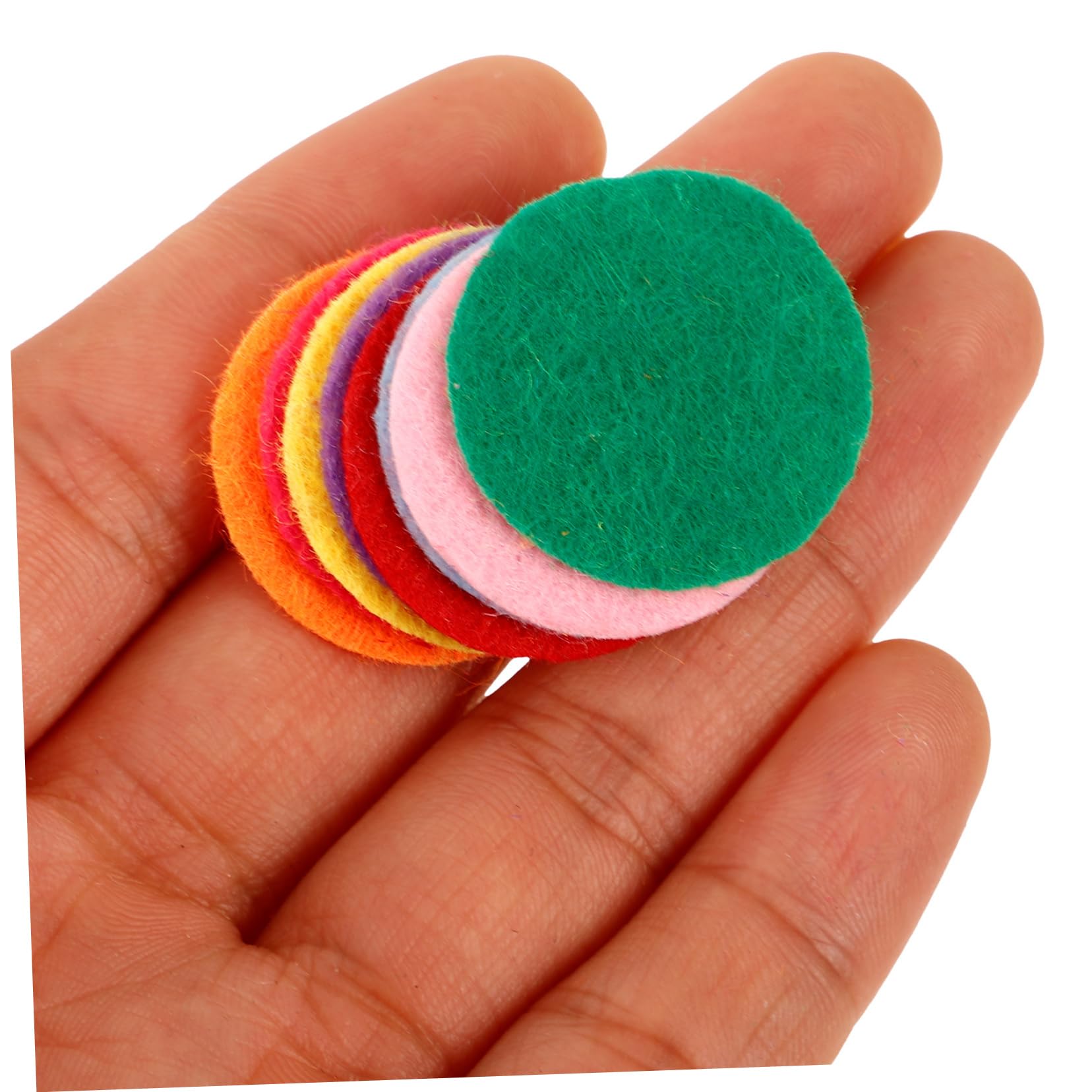 Gadpiparty Cercles En Feutre Non Tissé 2,5 Cm Pour Bricolage 100 Pièces Couleurs Mélangées Fournitures Diy Artisanat Projets Créatifs Décorations