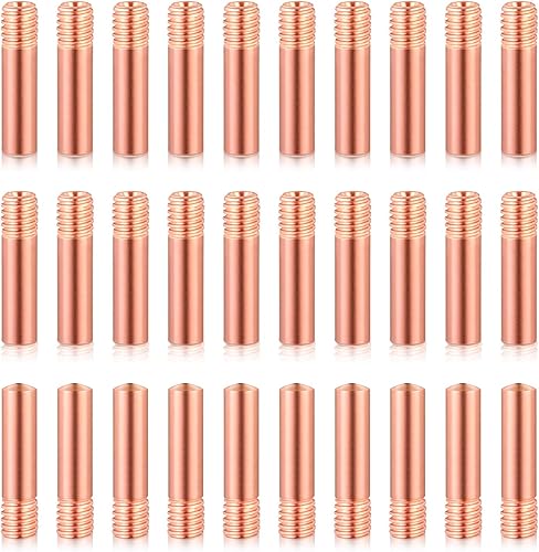 Honoson Paquete de 30 puntas de contacto de soldadura, pistolas MIG de 0.035 pulgadas 11-35 (0.035 pulgadas) Puntas de soldadura 000068 Accesorios