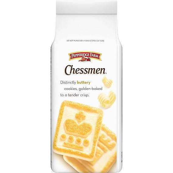 Pepperidge Farm Chessmen Cookies 7.25 Ounce Bag