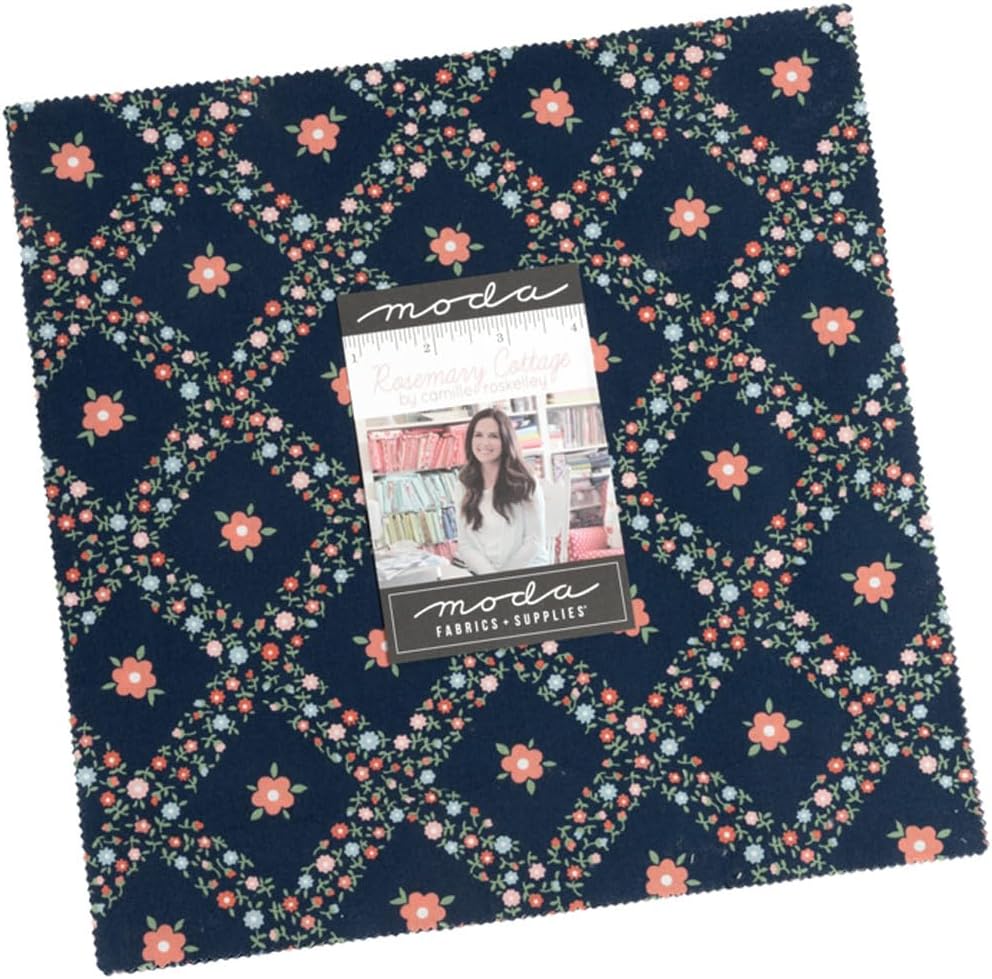 Rosemary Cottage Layer Cake®, 42-10" Precut Fabric Quilt Squares by Camille Roskelley