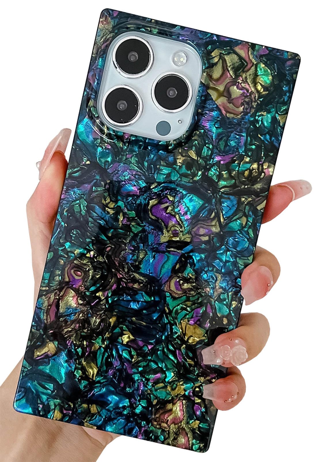 iPhoneアクセサリー mom Amazon.com: KERZZIL Elegent Mother Shell Pearl Compatible with