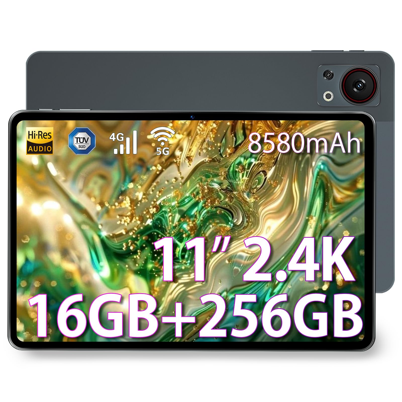 DOOGEE T30S 11 Inch 2.4K Android Tablet 2024, 16(6+10) GB+ROM