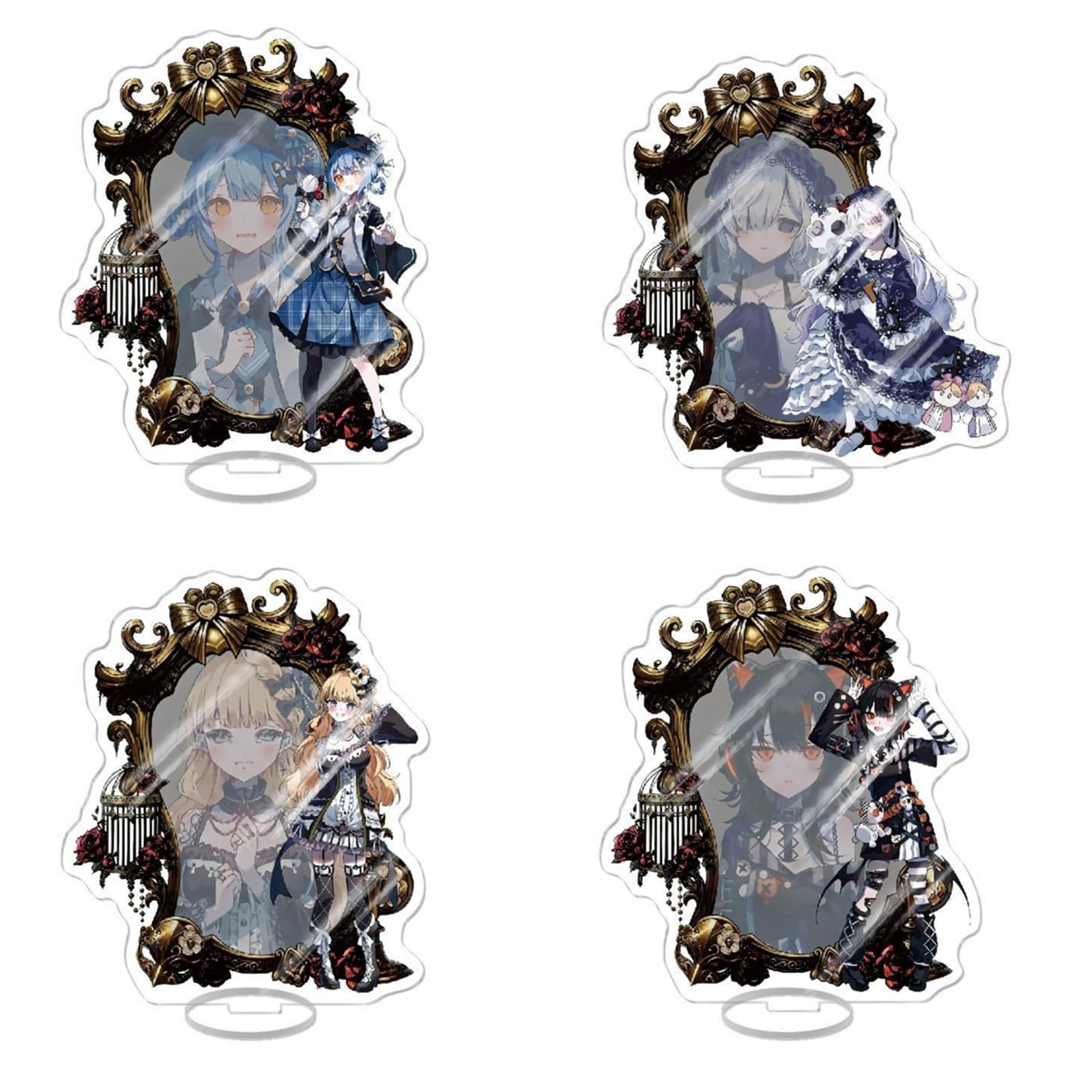 Amazon.co.jp: 対応魔法少女ノ魔女裁判 札を立 鏡のデザイン アクリル