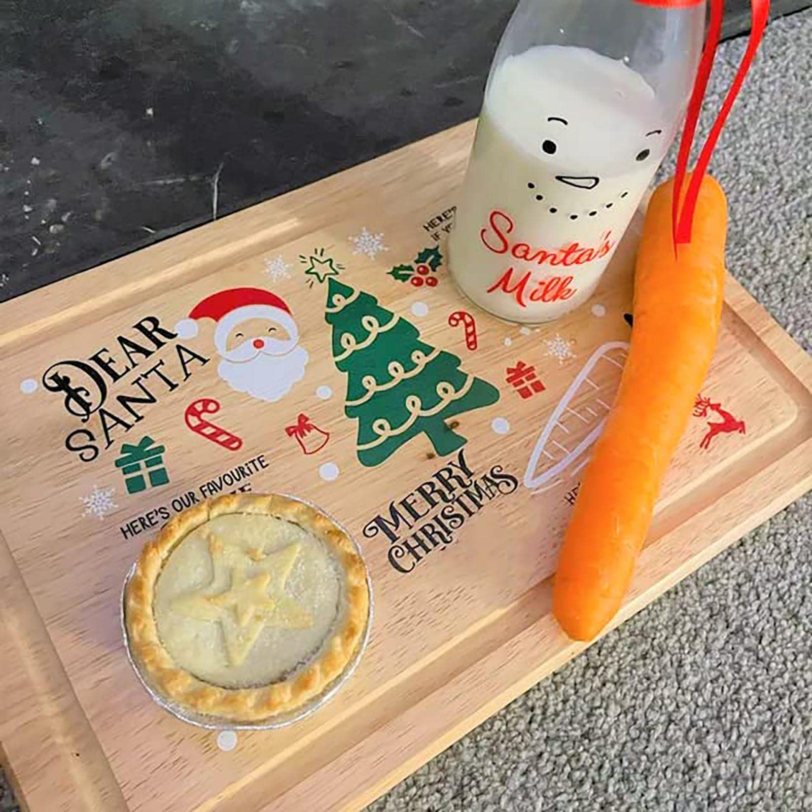 Nagu® EN- Tabella Vassoio Di Legno Natalizio Per Bambini | FindTheDeal - 8