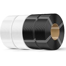 Creality PETG Filament Refills 3D Printer Filament 4kg 1.75mm 8.3lbs Bambu Lab Reusable Spool Filament with Dimensional Accuracy  0.03mm PETG White and Black 2pcs