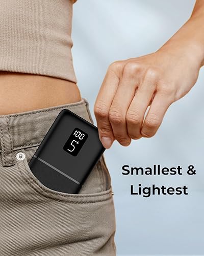 Miniatura 8 de Paquete de 2 baterías recargables de 5 V y 2 A para chaleco calefactado, 5000 mAh, USB, mini batería externa para chaleco calentado, chaqueta con