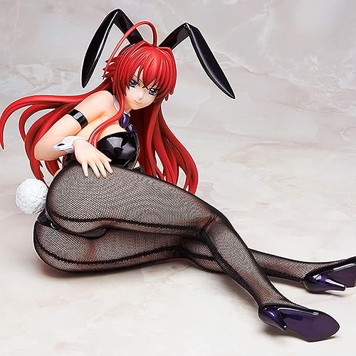 Miniatura 5 de Zones.Toy Ecchi - Figura de personaje original de la escuela secundaria DxD Rias Gremory B-Style Bunny ver.14 figura de anime Waifu decoración del