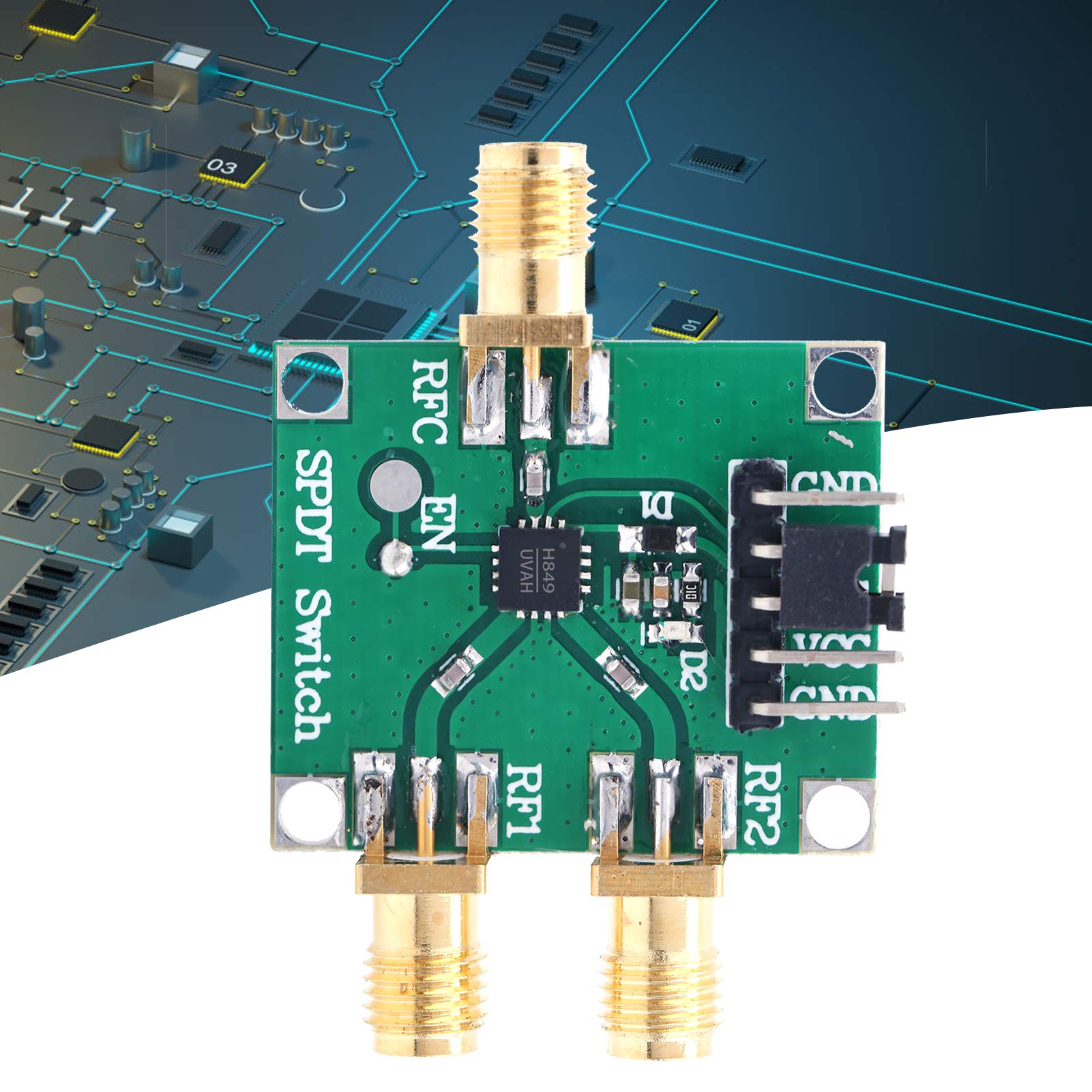 Module De Commutation RF HMC349 Weikeya, Circuit Imprimé 3.5V 50 Ohms, Composant Électronique Haute Fréquence, Compatible HMC849, Pour Systèmes De Télécommande Sans Fil Industriels
