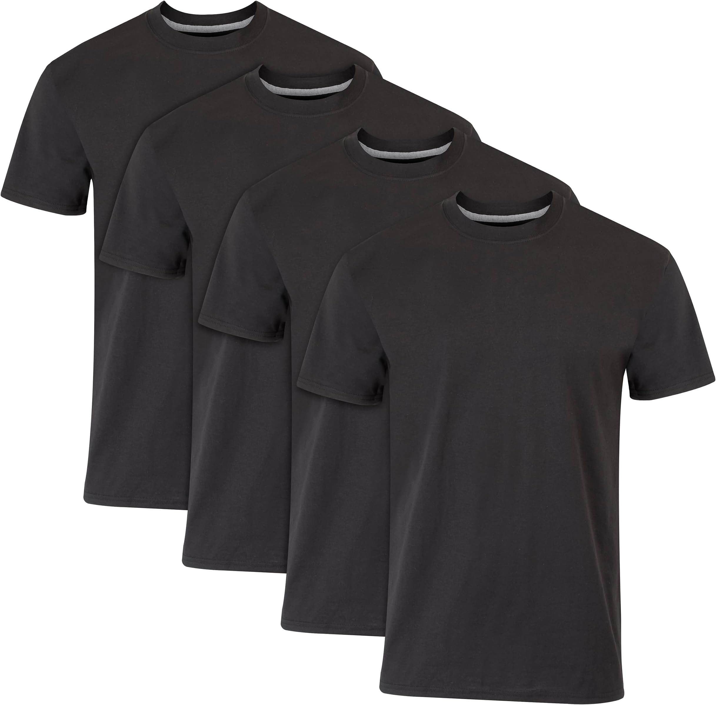 Men's Ultimate Undershirt ComfortBlend Slim Fit Tees for Men, Moisture-Wicking