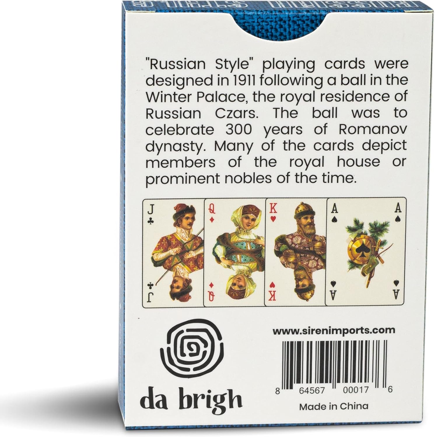 Da Brigh Russian Style Playing Cards Deck