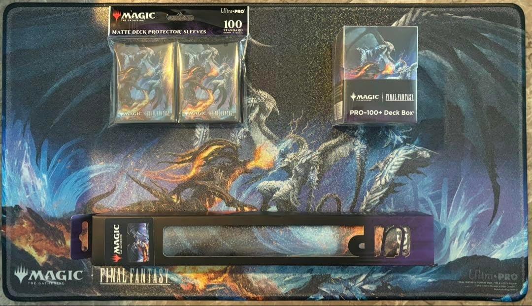 希少】ウルトラプロ FF プレイマット、デッキケース、スリーブ3点