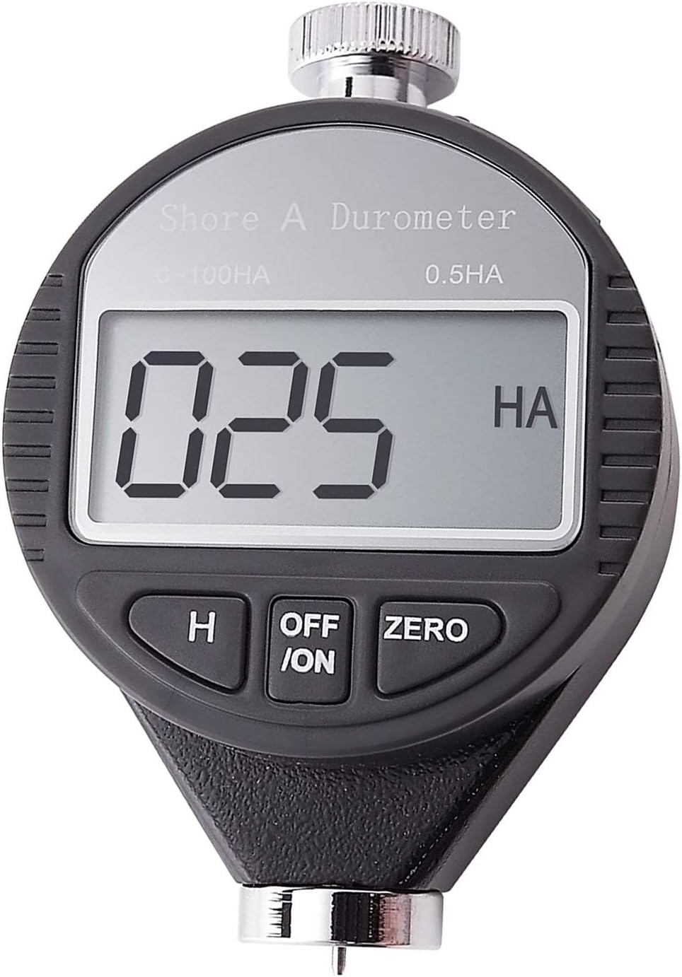 Portable 0-100HD Shore A Hardness Digital Hardness Meter Durometer Hardness Tester with Large LCD Display for Rubber, Tire, Plastic, Thermal Plastic, Flooring, Bowling balll (A Hardness)
